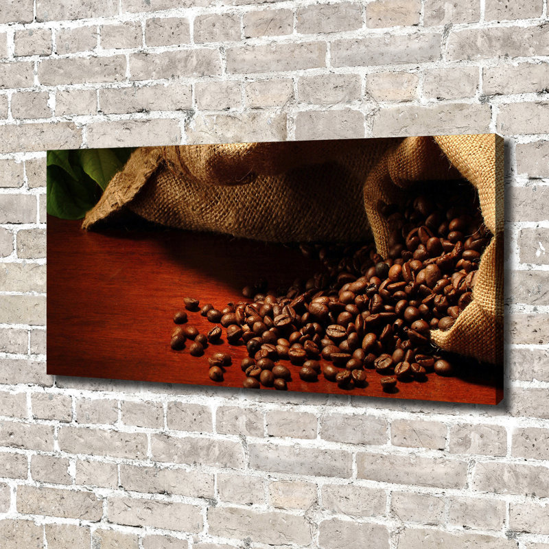 Coffee Beans - Wrapped Canvas Print