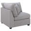 Fauteuil d'angle rembourré avec coussins Austin