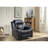 Elegant Padded Arm Recliner-1109522249
