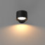 Magnétique lumière rotative rechargeable à 360 ° à DEL - Applique sous l'armoire et applique murale avec gradateur continu et minuterie