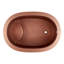 Raksha 48" Copper Soaking Freestanding Tub with Included Overflow Drain-146344262