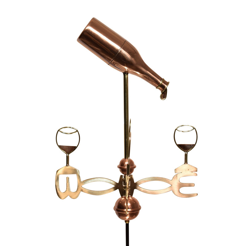 Girouette bouteilles de vin