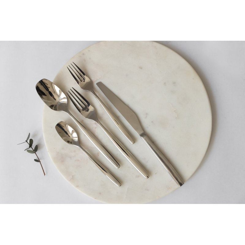 Verona Mirror Silver Stainless Steel Flatware