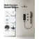 Thermostatic Shower Faucet System with Rough-in Valve,Slide Bar Handheld Spray