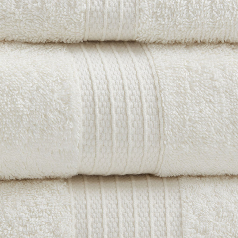 6 Piece Organic Cotton Towel Set, Ivory