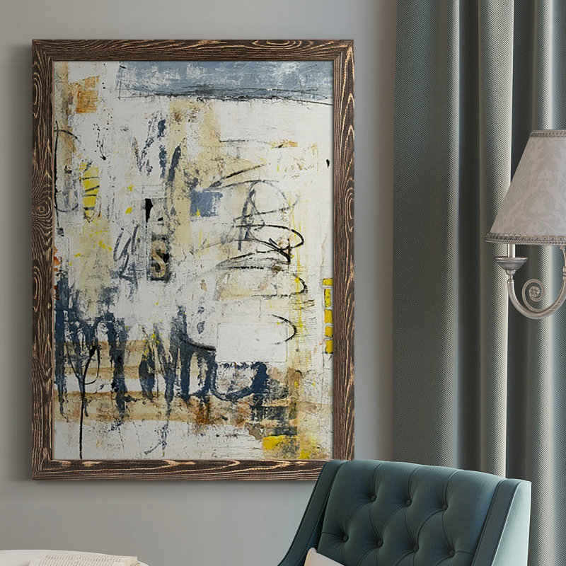 Urban Revival " Urban Revival " Print, 37.5" H x 27.5" W x 1" D, Walnut