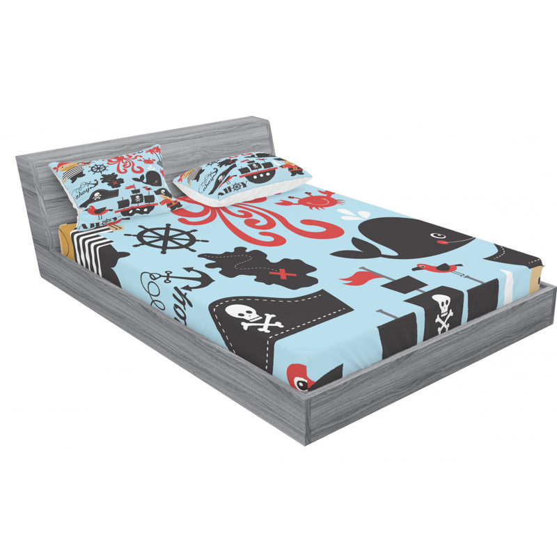 Microfiber Sheet Set, Full Sheet Set + Fitted Sheet + 2 Pillowcases