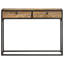 Cascio 100cm Solid Wood Top Console Table