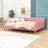 Upholstered Daybed with Support Legs-1143011088