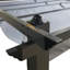 Auvent de remplacement pour couverture de pergola 13 x 10 pi - Gris soleil, facile à assembler, hydrofuge pour l'extérieur protégé, installer