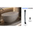 55'' Freestanding Bathtub With Solid Surface Resin Stone, Beige Tone, Overflow And Pop - Up Drain, Tough, Spacious For Single Bather, Ergonomic Shape, Smooth Touch, Simple To Maintain Install, 30