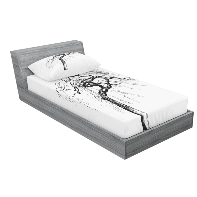 Microfiber Sheet Set, Twin XL Sheet Set with Fitted Sheet