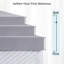 Très grand matelas en mousse à mémoire de forme gélifiée de 3 pouces, sommeil rafraîchissant, détente, douceur, - États-Unis, mousse de taille moderne pour une réduction confortable et luxueuse