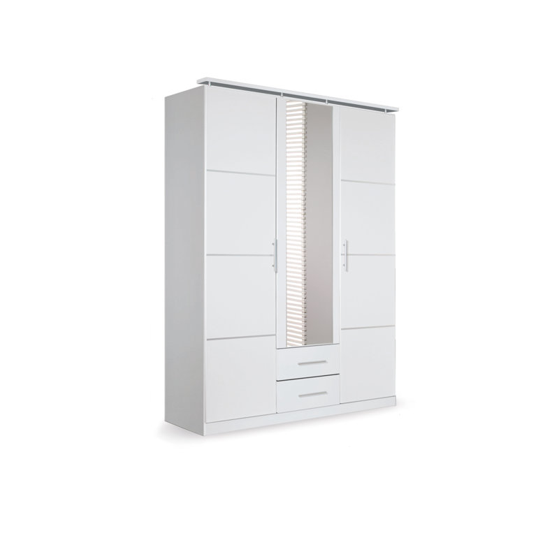 Micro 3 Door Manufactured Wood Wardrobe