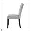 Table de salle à manger Panda Oceanic Black et (4) chaises de salle à manger grises, plateau en faux marbre, design moderne et durable pour une salle à manger élégante