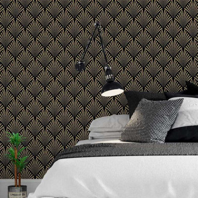 Rouleau de papier peint adhésif lisse 8,5 pi x 24 po Daryon Dots