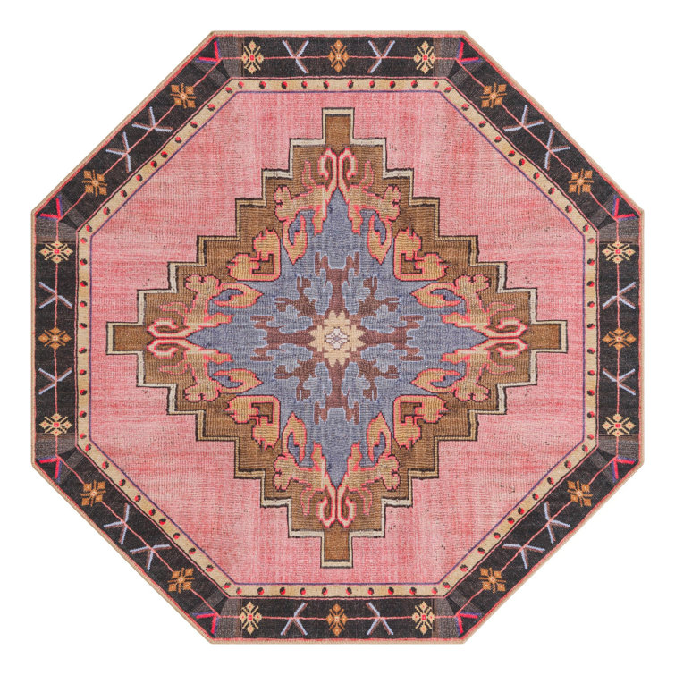 Glessite Chenille Geometric Indoor Rug