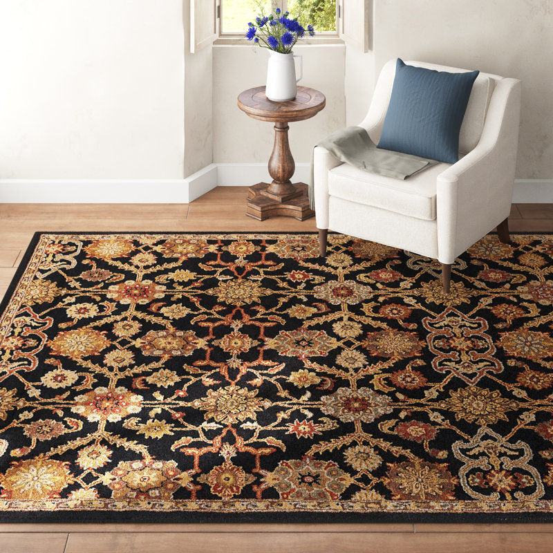 Redwood Oriental Handmade Tufted Wool Area Rug, Rectangle 4' x 6'