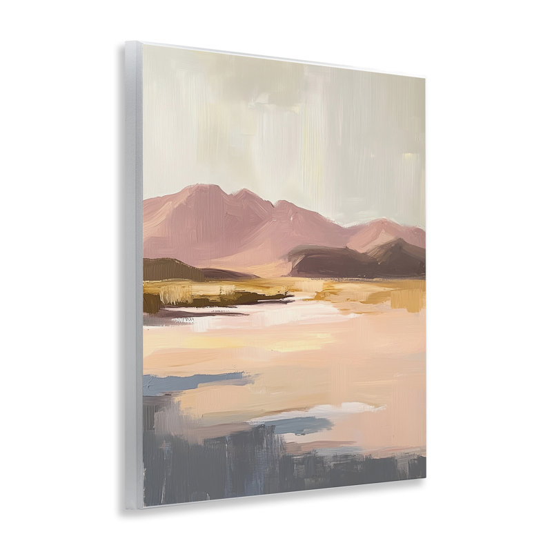 «Desert Mountain Sunrise», peinture murale, conception par Heidi Kuntz