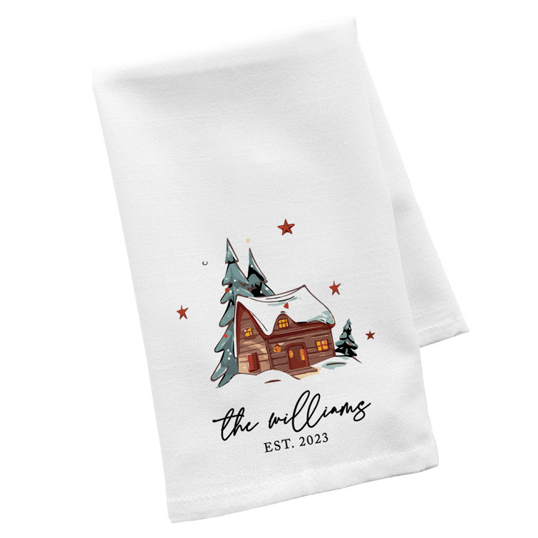 Personalized Kitchen Towels Christmas Gifts Custom Tea 