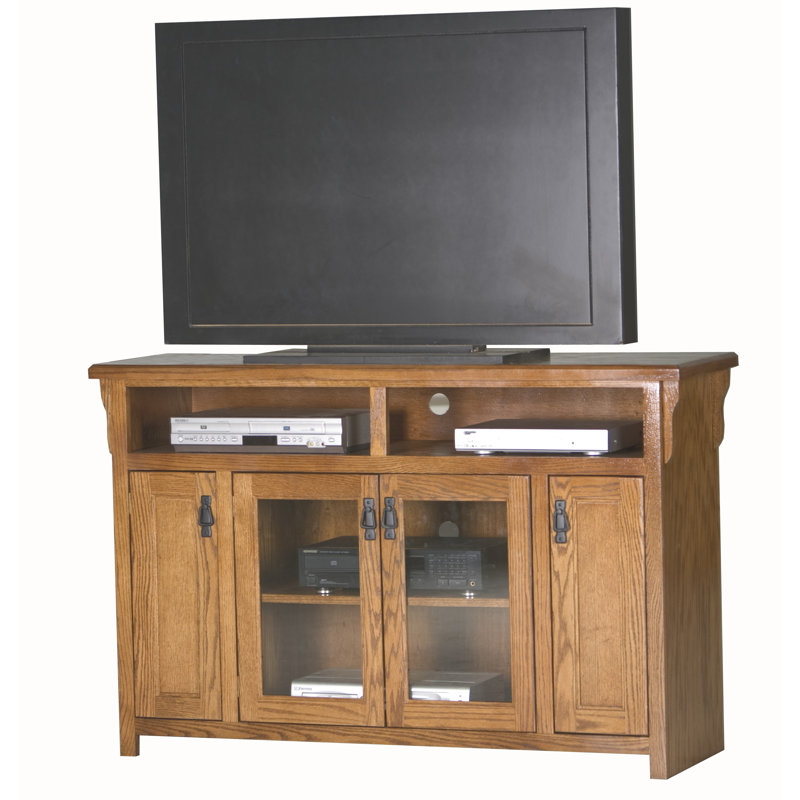 Gus Unfinished TV Stand for TVs up to 65", Chocolate Mousse