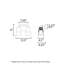Remora 2 Light Transparent Dimmable Vanity Light