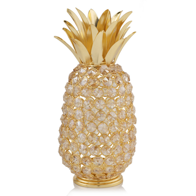 Cristal Pina Oja Cristal Pineapple, Gold