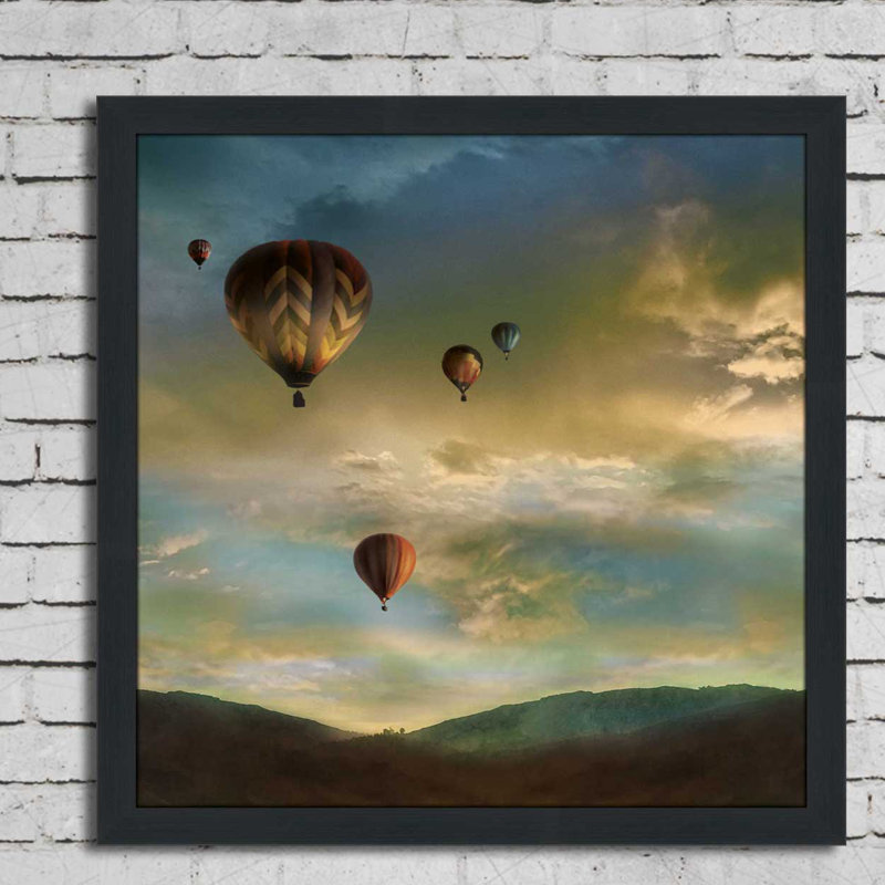 «Sunset Rendezvous», reproduction de photo encadrée, H 37,5 po x l 37,5 po x P 1 po