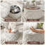 Repose-pieds rond avec rangement de 30 pouces, grande table basse circulaire avec plateau de rangement, repose-pieds moderne avec couvercle amovible-400413445