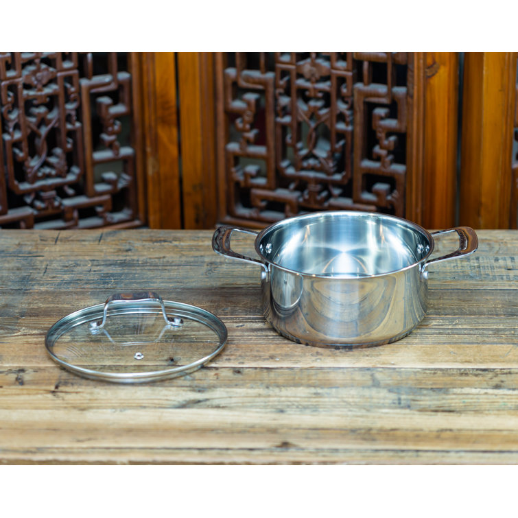 Davyline Cookware 5-Ply 1.5-Quart Stainless Steel Stew Pot | 5001