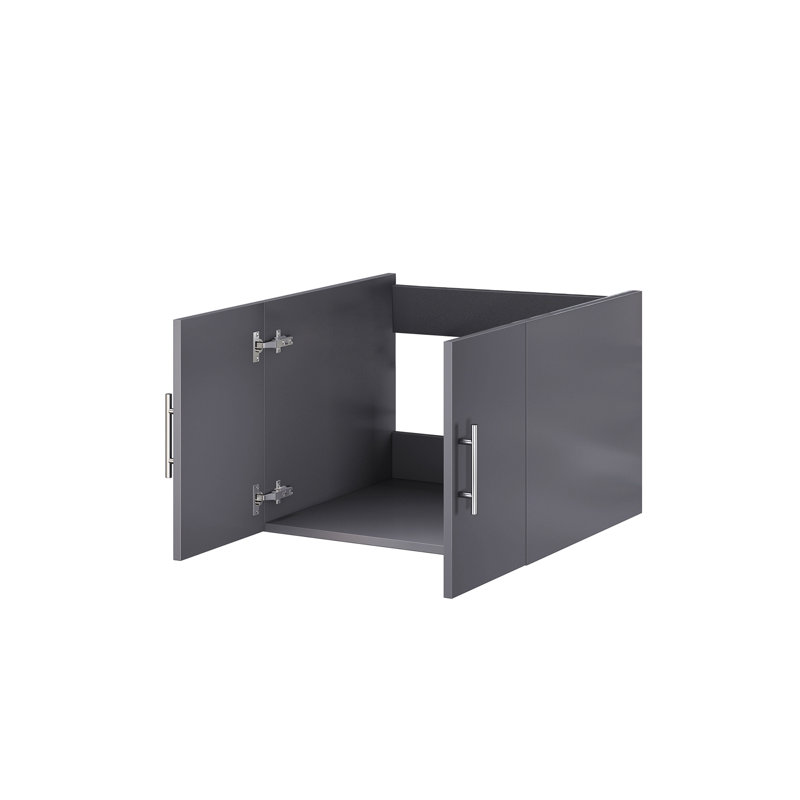 Meuble-lavabo de salle de bain 24 po X P 22 po D, Gris
