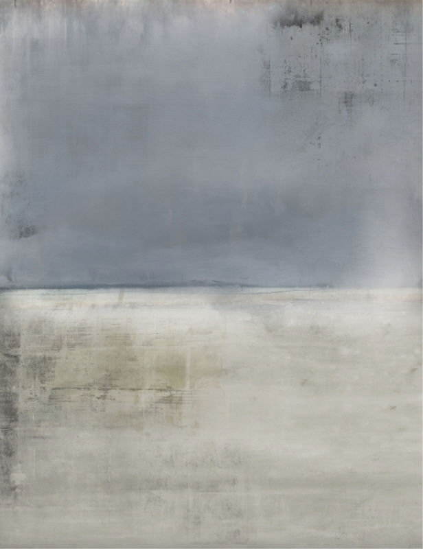 Washed Edge II Print by James McAllen, 38" H x 30" W x 1.5" D, Knife Gel