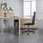 PU Mesh Office Chair Computer Desk Chair with Armrest