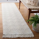 Natura 870 Hand Woven Wool And Cotton With Latex Geometric Rug