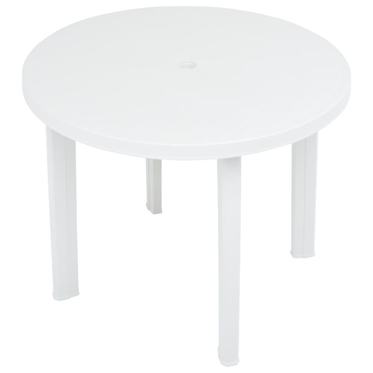 Brayden Studio Afina Round 72Cm L Outdoor Chat Table | Wayfair.co.uk