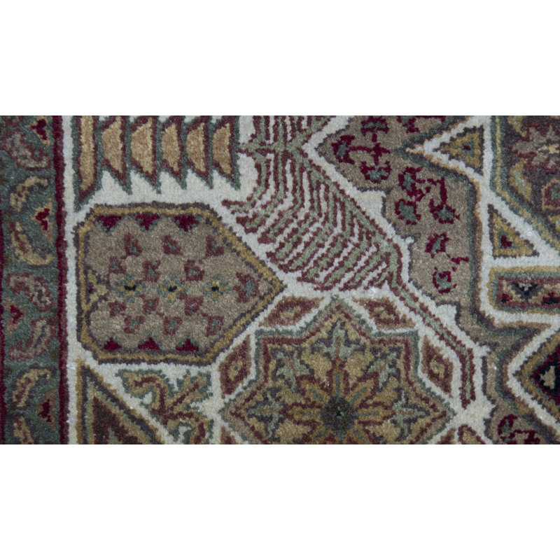 Wool Oriental Area Rug, Rectangle 6' x 9'1"
