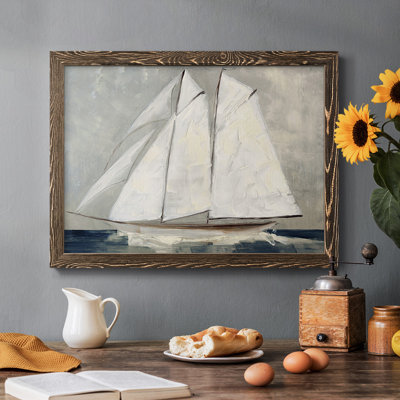 «Réglage de voile», reproduction sur toile