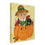 «Scarecrow With Pumpkin», art sur toile-31978143