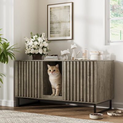 Faaris Engineered Wood Litter Box Enclosure