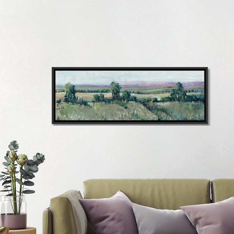 «Off the Road II», reproduction sur toile tendue, Toile avec cadre noir, H 12 po x l 36 po x P 1,5 po
