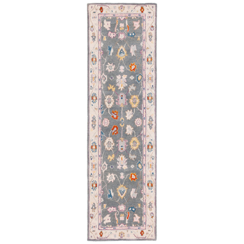 Lisabeth Hand Tufted Wool Oriental Rug, Runner 2'3" x 8'