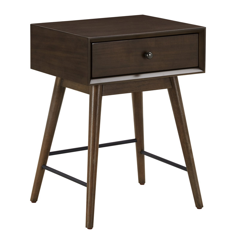 Table de bout avec rangement Andersen, Noyer