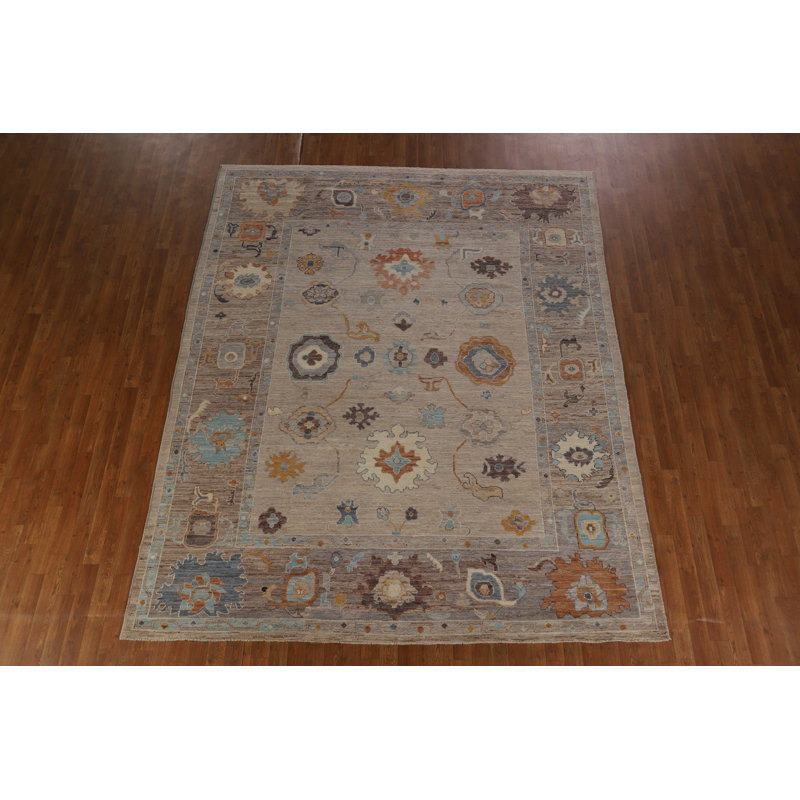 Vegetable Dye Oushak Turkish Area Rug 8x10