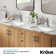 KRAUS Elavo. Rectangular Porcelain Ceramic Undermount Bathroom Sink In White With Overflow Drain, KCU-242