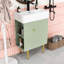 Meuble-lavabo de salle de bain avec lavabo en céramique-2077252298