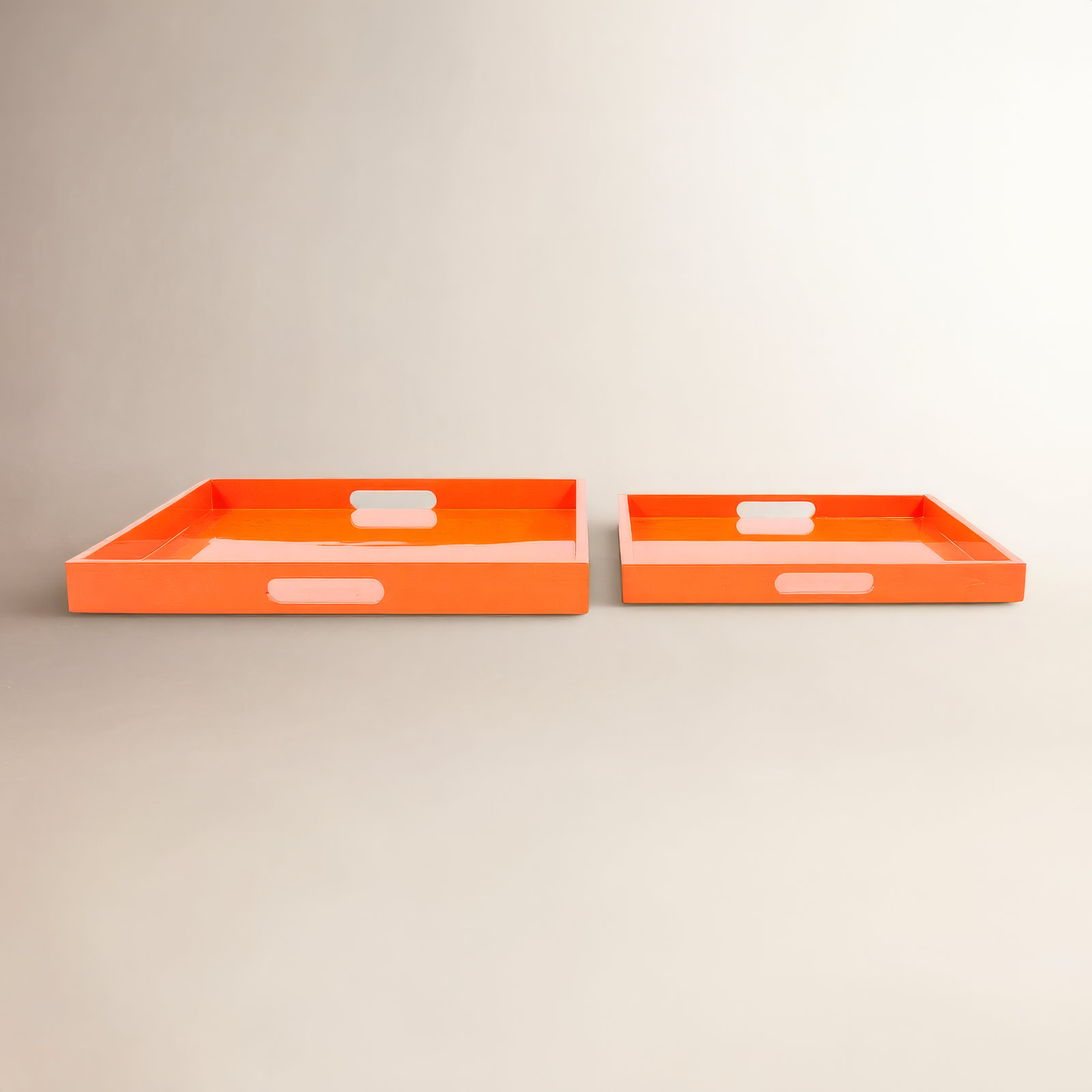 Lavande Decorative Tray, Orange