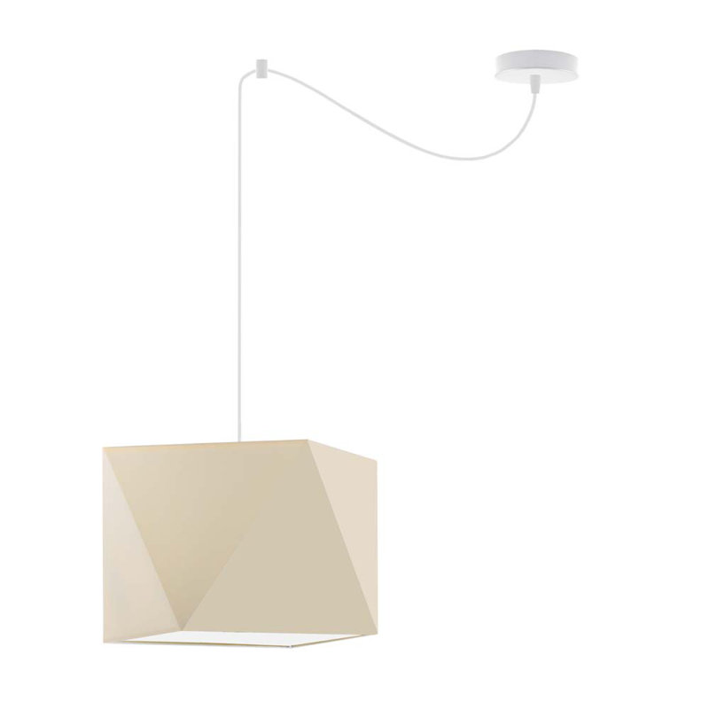Byun 1 - Light Cluster Pendant, Ecru, White