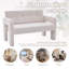 Petit canapé-causeuse avec accoudoirs doubles, fauteuil double moderne pour petits espaces-1401092874