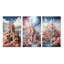 «Castles Whimsical Wonder Pastel III», 3 pièces sur toile-866398484-866398487