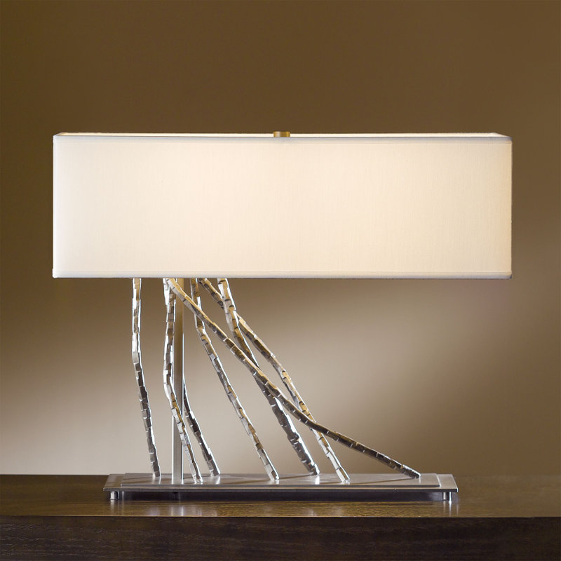 Brindille 16.5" Table Lamp, Natural Anna, Vintage Platinum